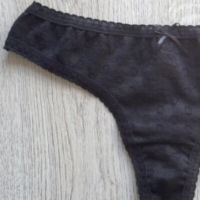 Tanga moño negra 2