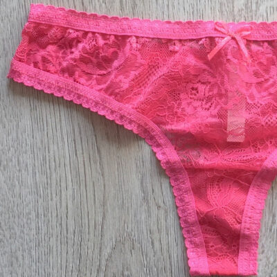 Tanga moño coral 2