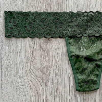 Tanga encaje verde 2