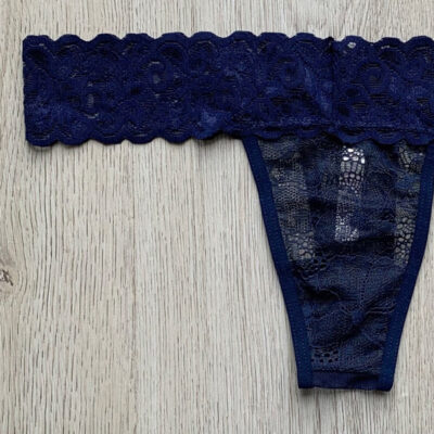 Tanga encaje azul 2
