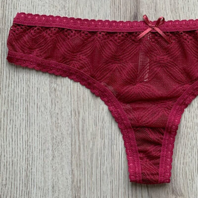 Tanga moño vinotinto 2