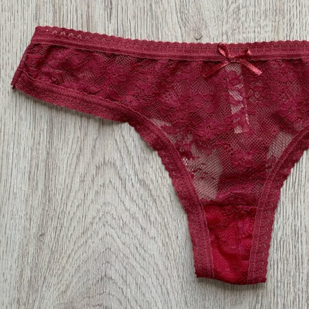 Tanga moño vinotinto 2
