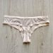 Tanga moño beige 3