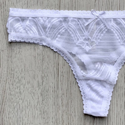 Tanga moño blanca 2
