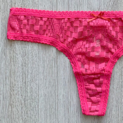 Tanga moño coral 2