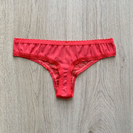 Tanga moño coral 3