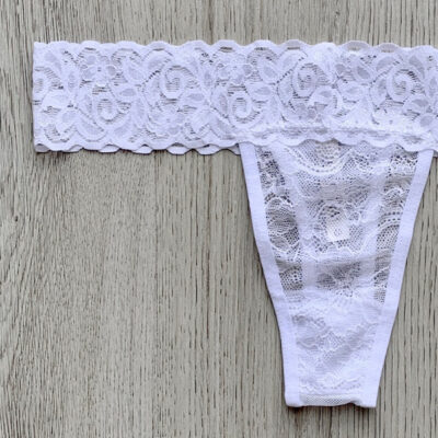 Tanga encaje blanca 2