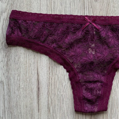 Tanga moño uva 2