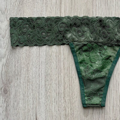 Tanga encaje verde 2