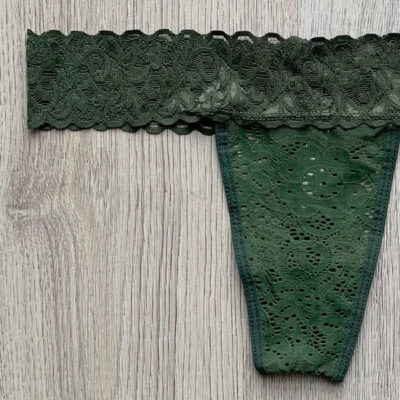 Tanga encaje verde 2